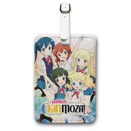 Onyourcases Hello Kinmoza Anime Custom Luggage Tags Personalized Name PU Leather Luggage Tag With Strap Awesome Baggage Brand Hanging Top Suitcase Bag Tags Name ID Labels Travel Bag Accessories