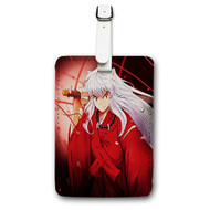 Onyourcases Inuyasha Custom Luggage Tags Personalized Name PU Leather Luggage Tag With Strap Awesome Baggage Brand Hanging Top Suitcase Bag Tags Name ID Labels Travel Bag Accessories