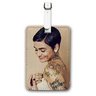 Onyourcases Kehlani Custom Luggage Tags Personalized Name PU Leather Luggage Tag With Strap Awesome Baggage Brand Hanging Top Suitcase Bag Tags Name ID Labels Travel Bag Accessories