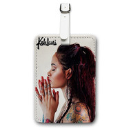 Onyourcases Kehlani Tsunami Custom Luggage Tags Personalized Name PU Leather Luggage Tag With Strap Awesome Baggage Brand Hanging Top Suitcase Bag Tags Name ID Labels Travel Bag Accessories