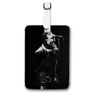 Onyourcases Liam Gallagher Custom Luggage Tags Personalized Name PU Leather Luggage Tag With Strap Awesome Baggage Brand Hanging Top Suitcase Bag Tags Name ID Labels Travel Bag Accessories