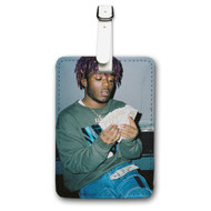 Onyourcases Lil Uzi Vert Custom Luggage Tags Personalized Name PU Leather Luggage Tag With Strap Awesome Baggage Brand Hanging Top Suitcase Bag Tags Name ID Labels Travel Bag Accessories