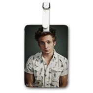 Onyourcases Lip Gallagher Face Custom Luggage Tags Personalized Name PU Leather Luggage Tag With Strap Awesome Baggage Brand Hanging Top Suitcase Bag Tags Name ID Labels Travel Bag Accessories