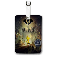 Onyourcases Little Nightmares Custom Luggage Tags Personalized Name PU Leather Luggage Tag With Strap Awesome Baggage Brand Hanging Top Suitcase Bag Tags Name ID Labels Travel Bag Accessories