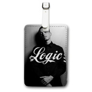 Onyourcases Logic Custom Luggage Tags Personalized Name PU Leather Luggage Tag With Strap Awesome Baggage Brand Hanging Top Suitcase Bag Tags Name ID Labels Travel Bag Accessories