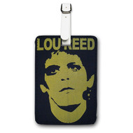 Onyourcases Lou Reed Custom Luggage Tags Personalized Name PU Leather Luggage Tag With Strap Awesome Baggage Brand Hanging Top Suitcase Bag Tags Name ID Labels Travel Bag Accessories