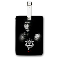 Onyourcases Manny Pacquiao Custom Luggage Tags Personalized Name PU Leather Luggage Tag With Strap Awesome Baggage Brand Hanging Top Suitcase Bag Tags Name ID Labels Travel Bag Accessories