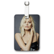 Onyourcases Margot Robbie Custom Luggage Tags Personalized Name PU Leather Luggage Tag With Strap Awesome Baggage Brand Hanging Top Suitcase Bag Tags Name ID Labels Travel Bag Accessories