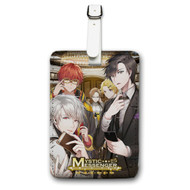 Onyourcases Mystic Messenger Characters Anime Custom Luggage Tags Personalized Name PU Leather Luggage Tag With Strap Awesome Baggage Brand Hanging Top Suitcase Bag Tags Name ID Labels Travel Bag Accessories