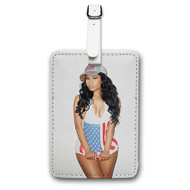 Onyourcases Nicki Minaj Custom Luggage Tags Personalized Name PU Leather Luggage Tag With Strap Awesome Baggage Brand Hanging Top Suitcase Bag Tags Name ID Labels Travel Bag Accessories