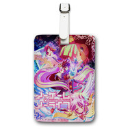 Onyourcases No Game No Life Custom Luggage Tags Personalized Name PU Leather Luggage Tag With Strap Awesome Baggage Brand Hanging Top Suitcase Bag Tags Name ID Labels Travel Bag Accessories