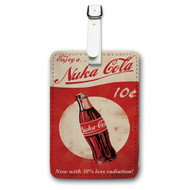 Onyourcases Nuka Cola Custom Luggage Tags Personalized Name PU Leather Luggage Tag With Strap Awesome Baggage Brand Hanging Top Suitcase Bag Tags Name ID Labels Travel Bag Accessories