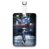 Onyourcases Psycho Pass Anime Custom Luggage Tags Personalized Name PU Leather Luggage Tag With Strap Awesome Baggage Brand Hanging Top Suitcase Bag Tags Name ID Labels Travel Bag Accessories