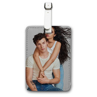 Onyourcases Shawn Mendes and Camila Cabello Custom Luggage Tags Personalized Name PU Leather Luggage Tag With Strap Awesome Baggage Brand Hanging Top Suitcase Bag Tags Name ID Labels Travel Bag Accessories