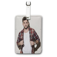 Onyourcases thomas rhett Custom Luggage Tags Personalized Name PU Leather Luggage Tag With Strap Awesome Baggage Brand Hanging Top Suitcase Bag Tags Name ID Labels Travel Bag Accessories