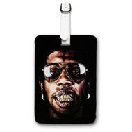 Onyourcases Trinidad James Custom Luggage Tags Personalized Name PU Leather Luggage Tag With Strap Awesome Baggage Brand Hanging Top Suitcase Bag Tags Name ID Labels Travel Bag Accessories