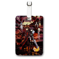 Onyourcases Twin Star Exorcists Anime Custom Luggage Tags Personalized Name PU Leather Luggage Tag With Strap Awesome Baggage Brand Hanging Top Suitcase Bag Tags Name ID Labels Travel Bag Accessories