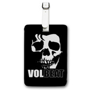 Onyourcases Volbeat Custom Luggage Tags Personalized Name PU Leather Luggage Tag With Strap Awesome Baggage Brand Hanging Top Suitcase Bag Tags Name ID Labels Travel Bag Accessories