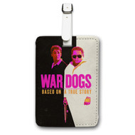 Onyourcases War Dogs Custom Luggage Tags Personalized Name PU Leather Luggage Tag With Strap Awesome Baggage Brand Hanging Top Suitcase Bag Tags Name ID Labels Travel Bag Accessories