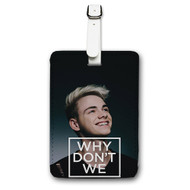 Onyourcases Why Don t We Corbyn Besson Custom Luggage Tags Personalized Name PU Leather Luggage Tag With Strap Awesome Baggage Brand Hanging Top Suitcase Bag Tags Name ID Labels Travel Bag Accessories