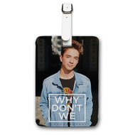 Onyourcases Why Don t We Daniel Seavey Custom Luggage Tags Personalized Name PU Leather Luggage Tag With Strap Awesome Baggage Brand Hanging Top Suitcase Bag Tags Name ID Labels Travel Bag Accessories