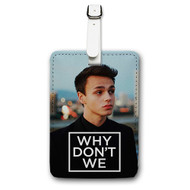 Onyourcases Why Don t We Jonah Marais Custom Luggage Tags Personalized Name PU Leather Luggage Tag With Strap Awesome Baggage Brand Hanging Top Suitcase Bag Tags Name ID Labels Travel Bag Accessories