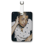 Onyourcases XXXTentacion Custom Luggage Tags Personalized Name PU Leather Luggage Tag With Strap Awesome Baggage Brand Hanging Top Suitcase Bag Tags Name ID Labels Travel Bag Accessories