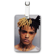 Onyourcases XXXTentacion Faces Custom Luggage Tags Personalized Name PU Leather Luggage Tag With Strap Awesome Baggage Brand Hanging Top Suitcase Bag Tags Name ID Labels Travel Bag Accessories