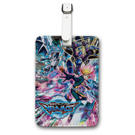 Onyourcases Yu Gi Oh VRAINS Custom Luggage Tags Personalized Name PU Leather Luggage Tag With Strap Awesome Baggage Brand Hanging Top Suitcase Bag Tags Name ID Labels Travel Bag Accessories