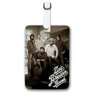 Onyourcases Zac Brown Band Custom Luggage Tags Personalized Name PU Leather Luggage Tag With Strap Awesome Baggage Brand Hanging Top Suitcase Bag Tags Name ID Labels Travel Bag Accessories