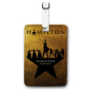 Onyourcases Hamilton American Musical Custom Luggage Tags Personalized Name PU Leather Luggage Tag With Strap Awesome Baggage Brand Hanging Top Suitcase Bag Tags Name ID Labels Travel Bag Accessories