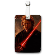Onyourcases Anakin Skywalker Star Wars Custom Luggage Tags Personalized Name PU Leather Luggage Tag Brand With Strap Awesome Baggage Hanging Suitcase Top Bag Tags Name ID Labels Travel Bag Accessories