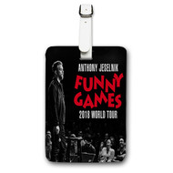 Onyourcases Anthony Jeselnik Funny Games Custom Luggage Tags Personalized Name PU Leather Luggage Tag Brand With Strap Awesome Baggage Hanging Suitcase Top Bag Tags Name ID Labels Travel Bag Accessories