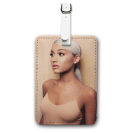 Onyourcases Ariana Grander Sweetener Custom Luggage Tags Personalized Name PU Leather Luggage Tag Brand With Strap Awesome Baggage Hanging Suitcase Top Bag Tags Name ID Labels Travel Bag Accessories