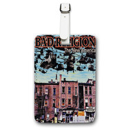 Onyourcases Bad Religion The New America Custom Luggage Tags Personalized Name PU Leather Luggage Tag Brand With Strap Awesome Baggage Hanging Suitcase Top Bag Tags Name ID Labels Travel Bag Accessories