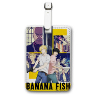 Onyourcases Banana Fish Custom Luggage Tags Personalized Name PU Leather Luggage Tag Brand With Strap Awesome Baggage Hanging Suitcase Top Bag Tags Name ID Labels Travel Bag Accessories