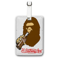 Onyourcases Bape x Coca Cola Custom Luggage Tags Personalized Name PU Leather Luggage Tag Brand With Strap Awesome Baggage Hanging Suitcase Top Bag Tags Name ID Labels Travel Bag Accessories