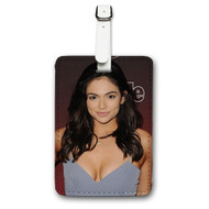 Onyourcases Bethany Mota Custom Luggage Tags Personalized Name PU Leather Luggage Tag Brand With Strap Awesome Baggage Hanging Suitcase Top Bag Tags Name ID Labels Travel Bag Accessories