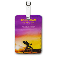 Onyourcases Bohemian Rhapsody Custom Luggage Tags Personalized Name PU Leather Luggage Tag Brand With Strap Awesome Baggage Hanging Suitcase Top Bag Tags Name ID Labels Travel Bag Accessories