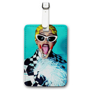 Onyourcases Cardi B 2 Custom Luggage Tags Personalized Name PU Leather Luggage Tag Brand With Strap Awesome Baggage Hanging Suitcase Top Bag Tags Name ID Labels Travel Bag Accessories
