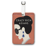 Onyourcases Crazy Rich Asians Custom Luggage Tags Personalized Name PU Leather Luggage Tag Brand With Strap Awesome Baggage Hanging Suitcase Top Bag Tags Name ID Labels Travel Bag Accessories
