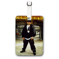 Onyourcases Cuban Link Rapper Custom Luggage Tags Personalized Name PU Leather Luggage Tag Brand With Strap Awesome Baggage Hanging Suitcase Top Bag Tags Name ID Labels Travel Bag Accessories