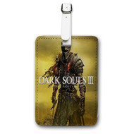 Onyourcases Dark Souls 3 III Hot Video Game Custom Luggage Tags Personalized Name PU Leather Luggage Tag Brand With Strap Awesome Baggage Hanging Suitcase Top Bag Tags Name ID Labels Travel Bag Accessories