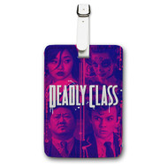 Onyourcases Deadly Class Custom Luggage Tags Personalized Name PU Leather Luggage Tag Brand With Strap Awesome Baggage Hanging Suitcase Top Bag Tags Name ID Labels Travel Bag Accessories