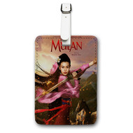 Onyourcases DIsney Mulan Live Action Custom Luggage Tags Personalized Name PU Leather Luggage Tag Brand With Strap Awesome Baggage Hanging Suitcase Top Bag Tags Name ID Labels Travel Bag Accessories