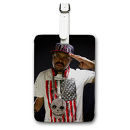 Onyourcases DJ Paul Custom Luggage Tags Personalized Name PU Leather Luggage Tag Brand With Strap Awesome Baggage Hanging Suitcase Top Bag Tags Name ID Labels Travel Bag Accessories