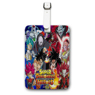 Onyourcases Dragon Ball Heroes Custom Luggage Tags Personalized Name PU Leather Luggage Tag Brand With Strap Awesome Baggage Hanging Suitcase Top Bag Tags Name ID Labels Travel Bag Accessories