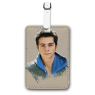 Onyourcases Dylan O Brien Custom Luggage Tags Personalized Name PU Leather Luggage Tag Brand With Strap Awesome Baggage Hanging Suitcase Top Bag Tags Name ID Labels Travel Bag Accessories