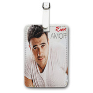 Onyourcases Emin Custom Luggage Tags Personalized Name PU Leather Luggage Tag Brand With Strap Awesome Baggage Hanging Suitcase Top Bag Tags Name ID Labels Travel Bag Accessories