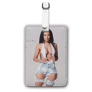 Onyourcases Erica Mena Custom Luggage Tags Personalized Name PU Leather Luggage Tag Brand With Strap Awesome Baggage Hanging Suitcase Top Bag Tags Name ID Labels Travel Bag Accessories